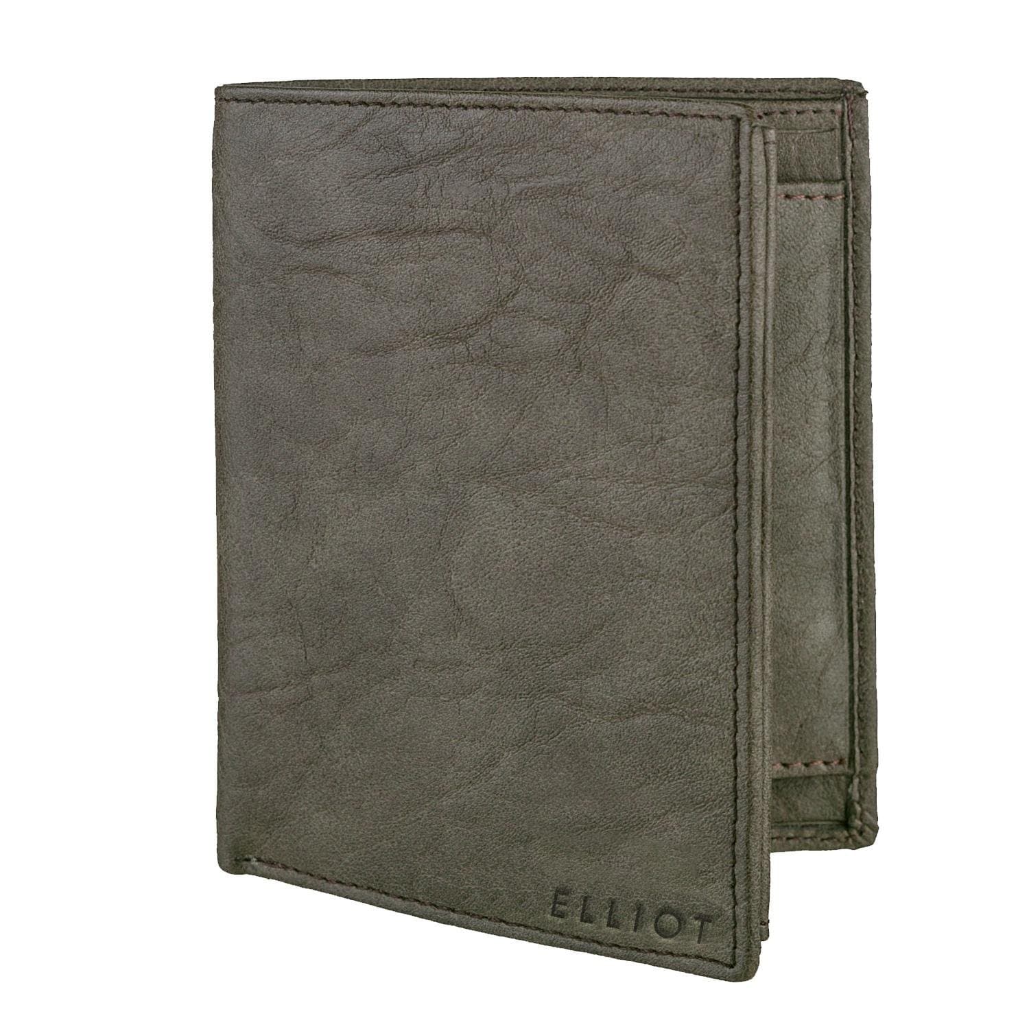 ELLIOT Max Green Nature Friendly Vegan Leather Book Style Bi Fold Men Wallet