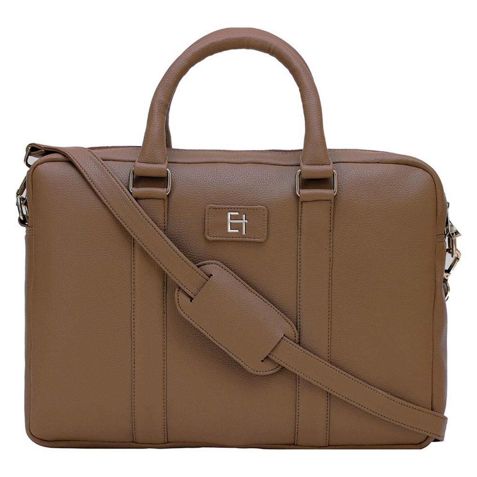Elliot Brown Vegan Leather Laptop Bag | Elite Series | 15.6 Inch Messenger Bag for Men & Women | Laptop Compartment + Outer Zip Pocket | Ideal for Work & Travel