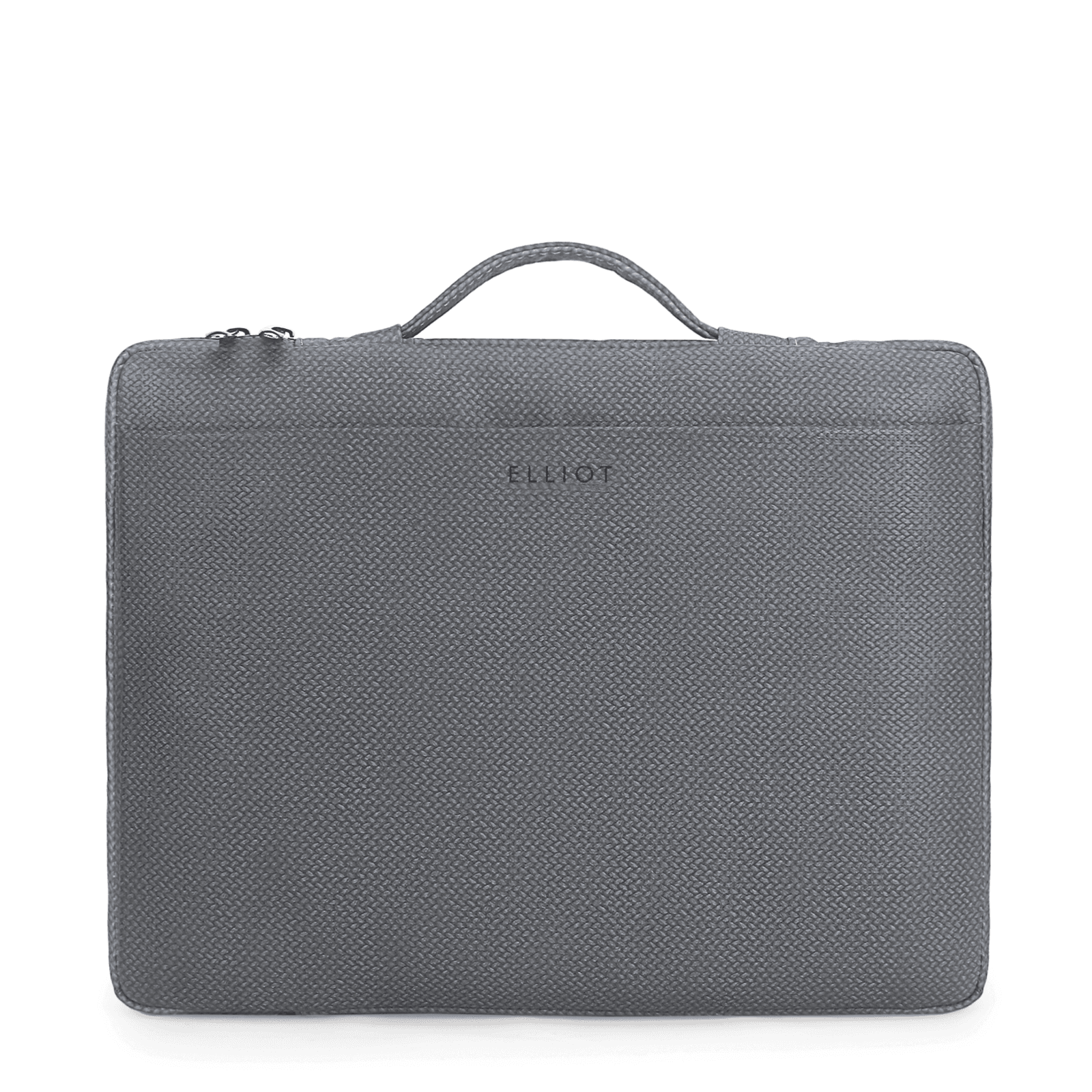 Elliot Sleek Grey Laptop Sleeve Bag Lightweight and Durable with Zipper Closure for Office and Student Fits 15.6 Inch Laptop