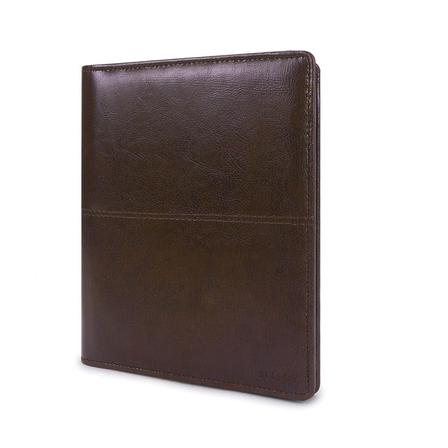 Elliot Bonded Vegan Leather Vet VII Series Brown Car Document Holder Owner Manual, Document Storage for Registration & Insurance Card, Driving Licence, RC Book
