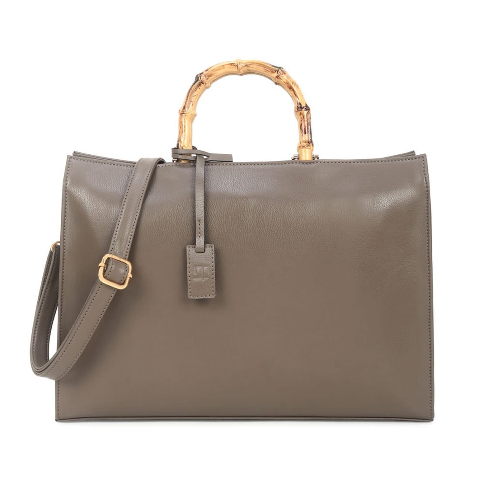 Elliot Women’s Elite II Sachtel Handbag | Premium Grey Vegan Leather | Multipurpose Tote for Everyday Use | Spacious with Zip & Mobile Pockets | Secure Zip Closure | Trendy & Compact