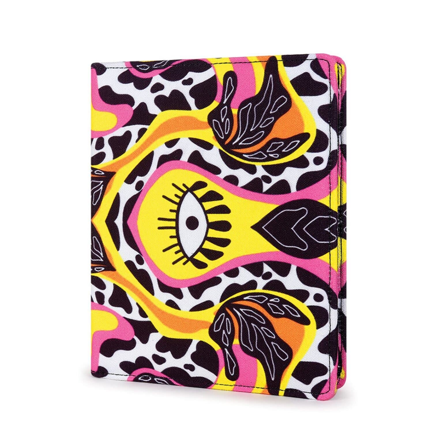 Elliot Bonded Canvas Fabric Art Series Multicolour Car Document Holder Owner Manual, Document Storage for Registration & Insurance Card, Driving Licence, RC Book